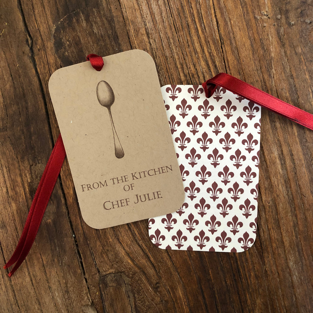 Kitchen Spoon Gift Tags