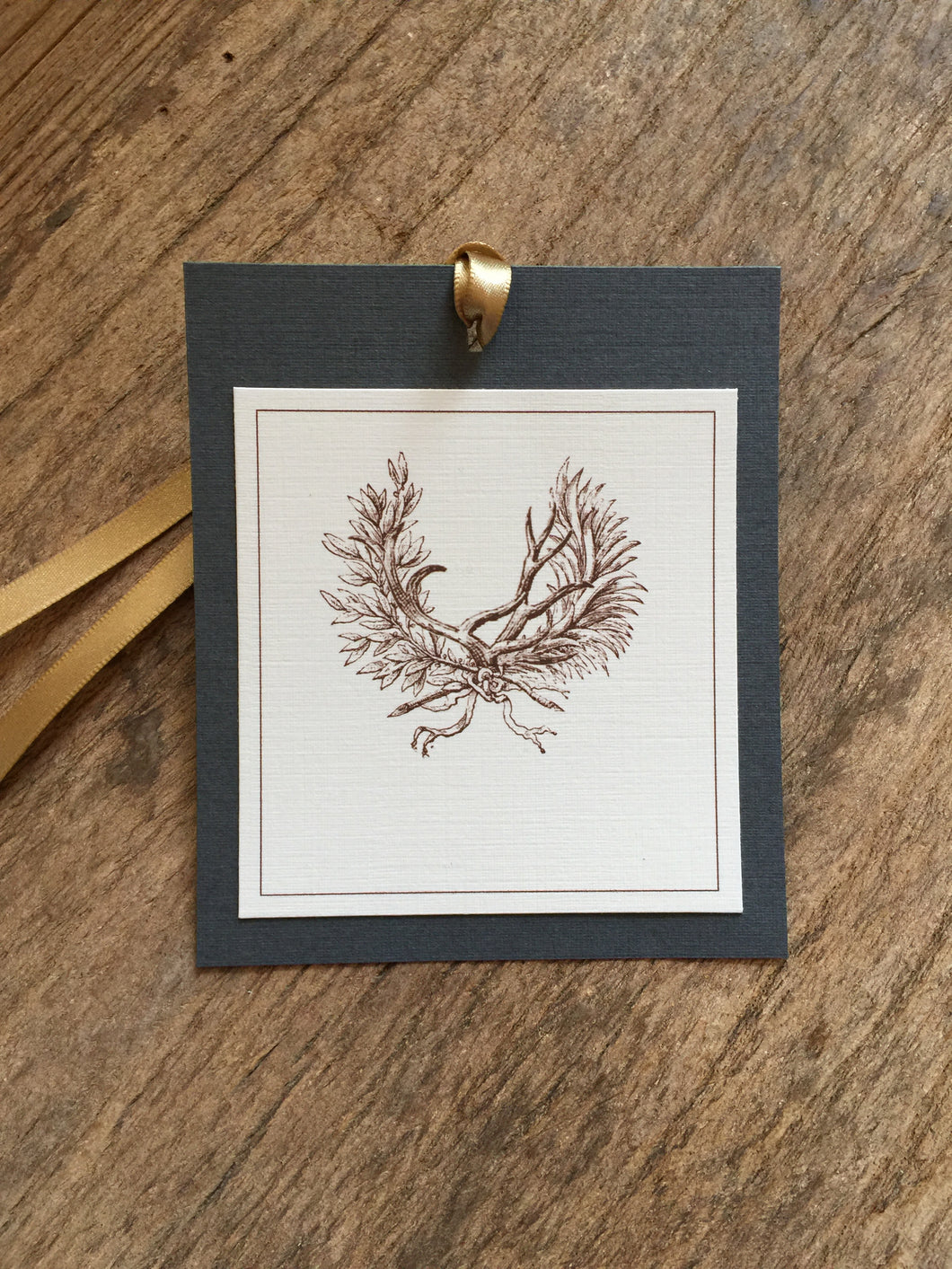 Wreath & Antler Gift Tags