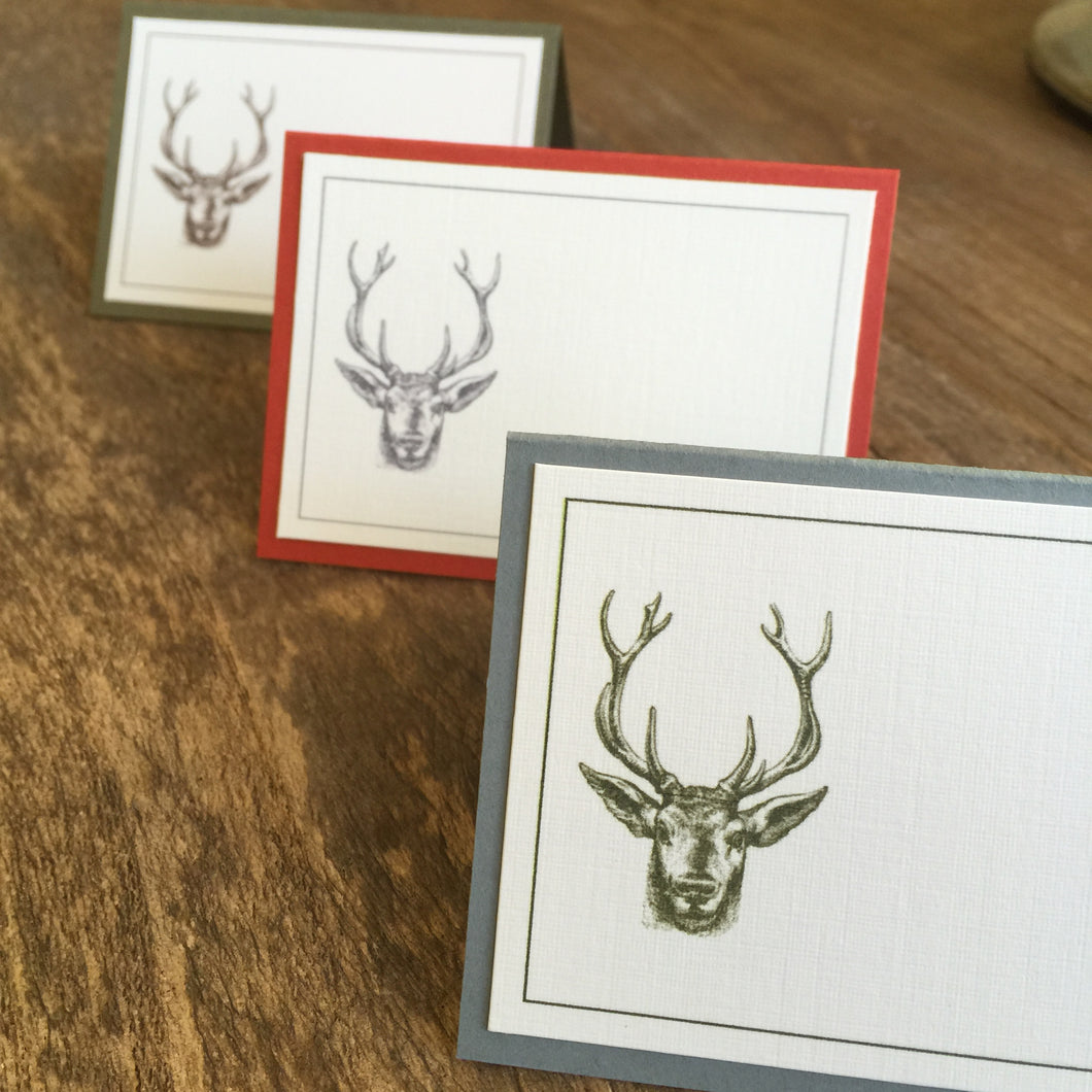 Stag Place Cards