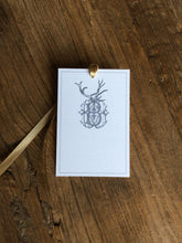 Load image into Gallery viewer, Antler Monogram Gift Tags

