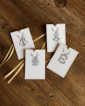 Load image into Gallery viewer, Antler Monogram Gift Tags
