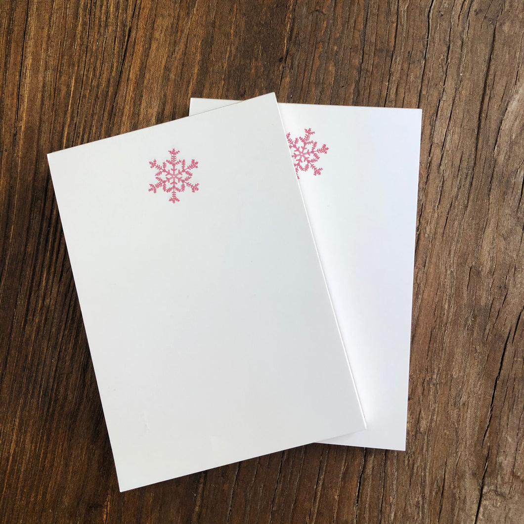 Snowflake Small Notepads